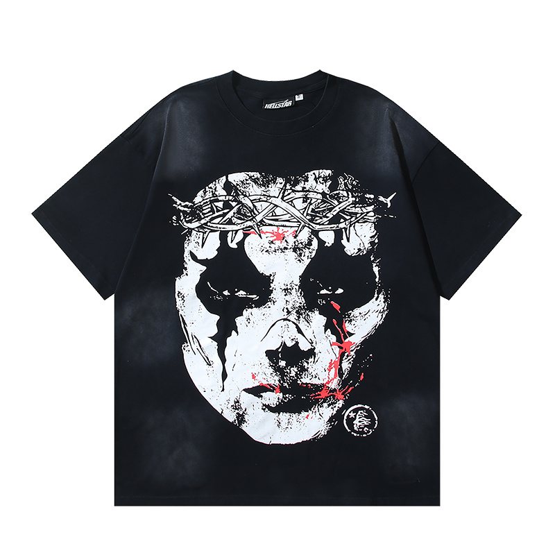 Hellstar Distressed Graphic Short-Sleeve T-Shirt — hero