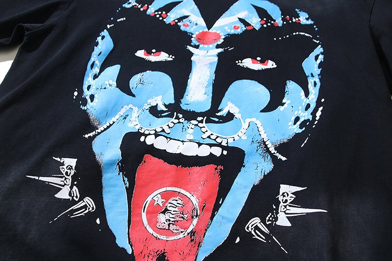 Hellstar Flame Face Graphic T-Shirt — detail