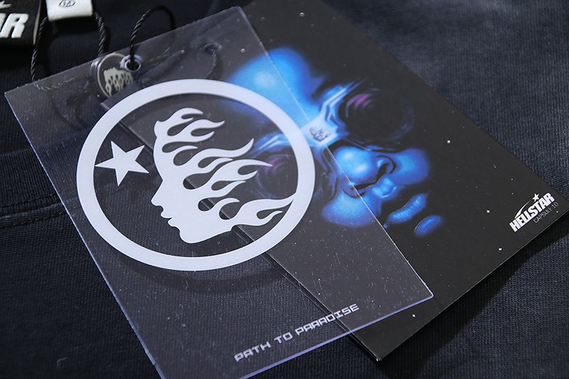 Hellstar Flame Face Graphic T-Shirt — hang_tag