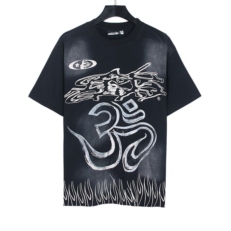 Hellstar Flame Hem Graphic T-Shirt — hero