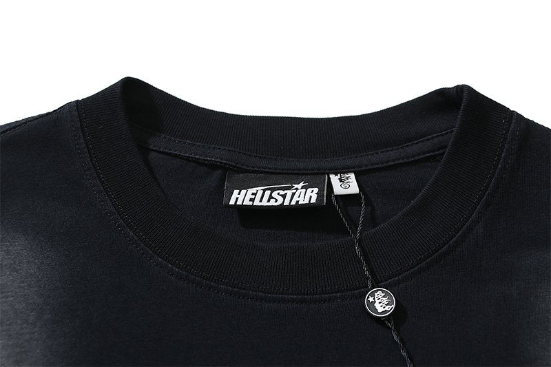 Hellstar Flame Hem Graphic T-Shirt — neck_label