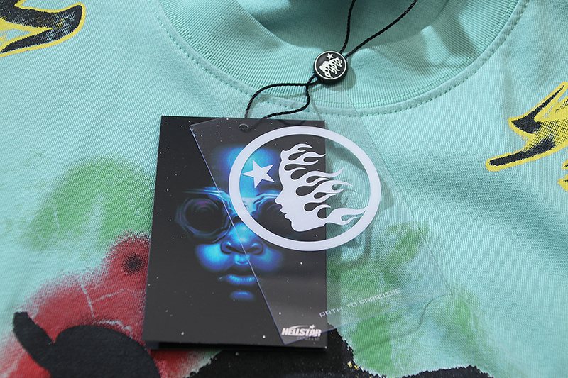 Hellstar Path to Paradise Skull Graphic T-Shirt — hang_tag