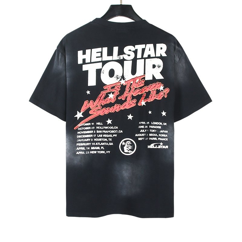 Hellstar Tour-Inspired Graphic Short-Sleeve T-Shirt — back