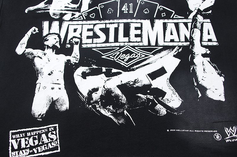 Hellstar WrestleMania Graphic T-Shirt — detail