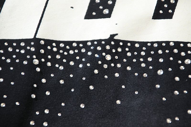 Hellstar Rhinestone Graphic Short-Sleeve T-Shirt — detail