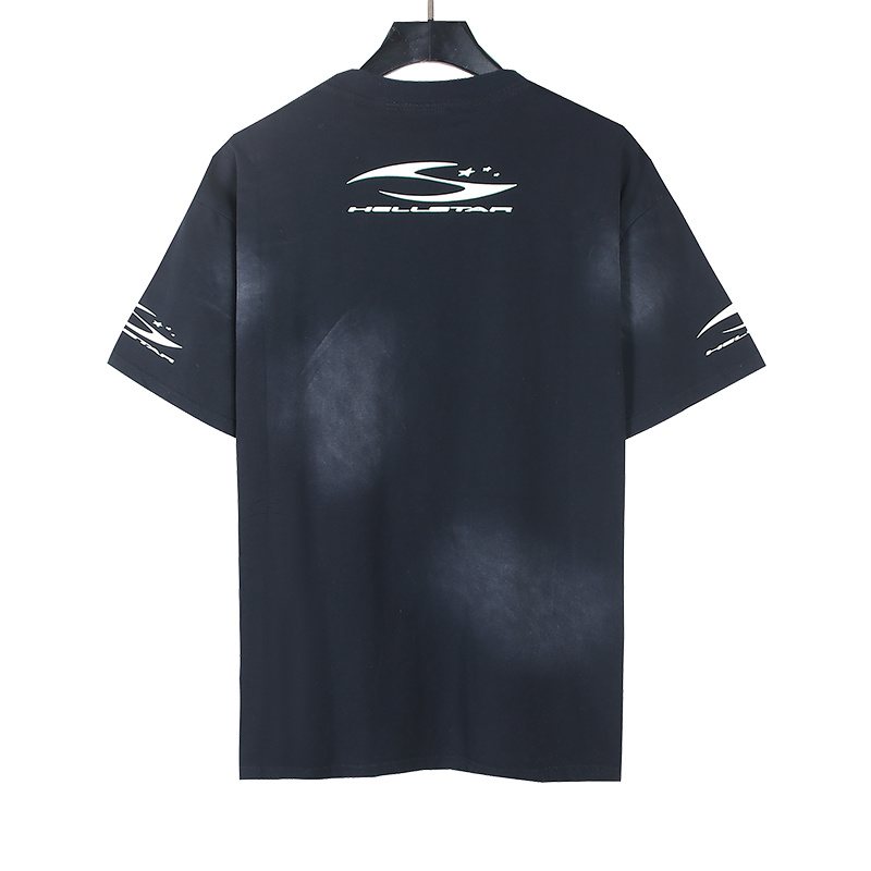 Hellstar Washed Graphic Short-Sleeve T-Shirt — back