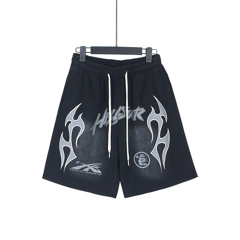 Hellstar Washed Drawstring Sweat Shorts — hero