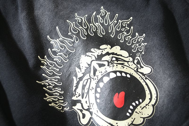 Hellstar Records Graphic Washed Shorts — detail