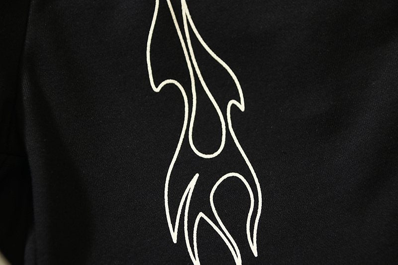 Hellstar Flame Graphic Shorts — detail