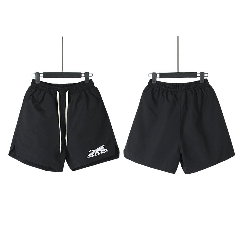 HELISTAR Logo Detail Shorts — comparison