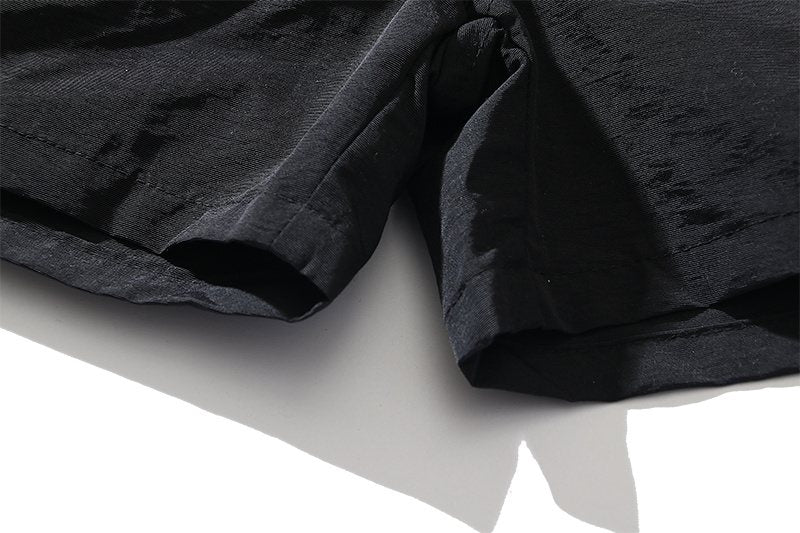 HELISTAR Logo Detail Shorts — detail