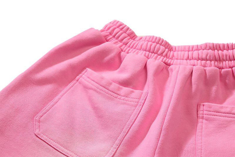 Hellstar Washed Flame Graphic Shorts — fabric_closeup