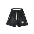 Hellstar Washed Flame Graphic Shorts — hero