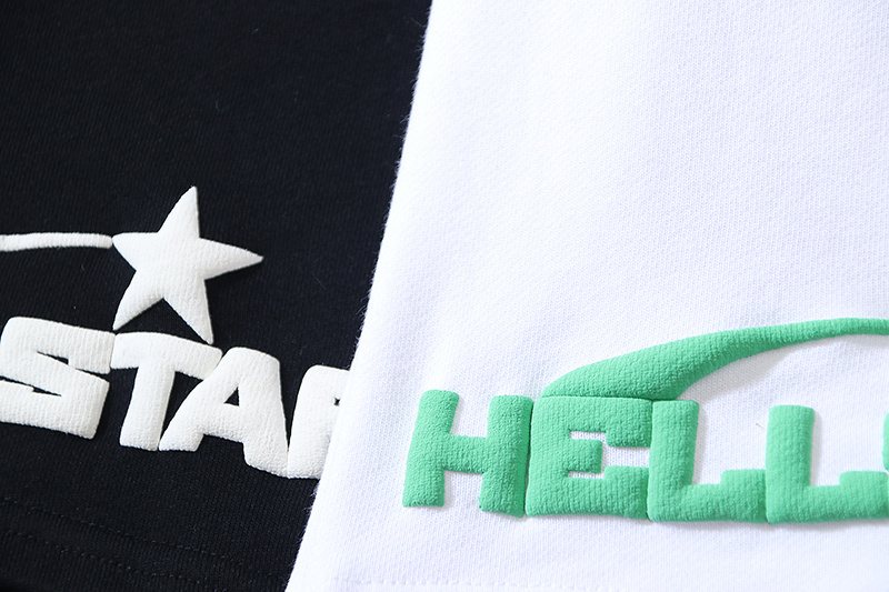 Hellstar Flame Graphic Shorts — detail