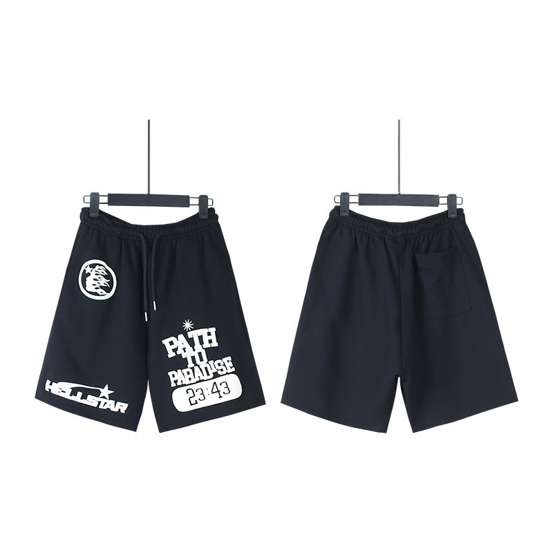 Hellstar Flame Graphic Shorts — front
