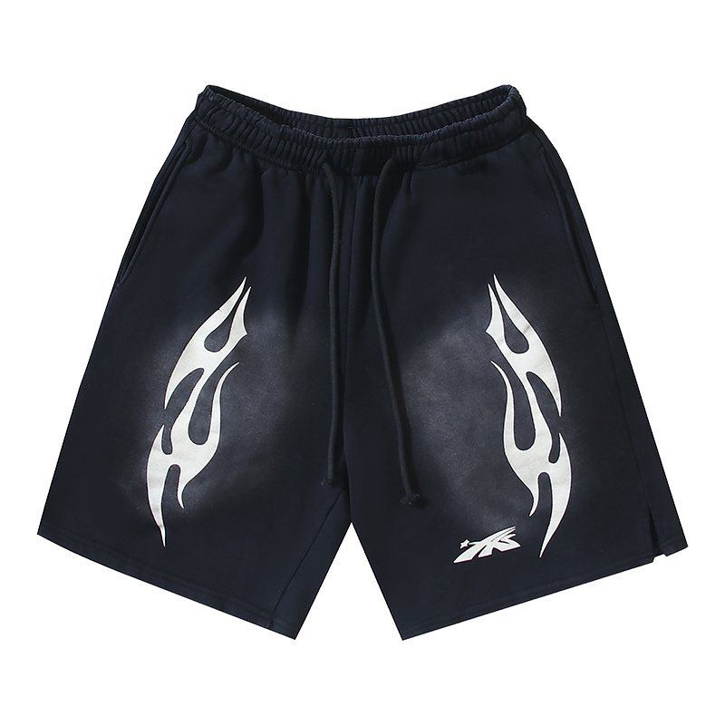 Hellstar Path to Paradise Washed Graphic Shorts — hero