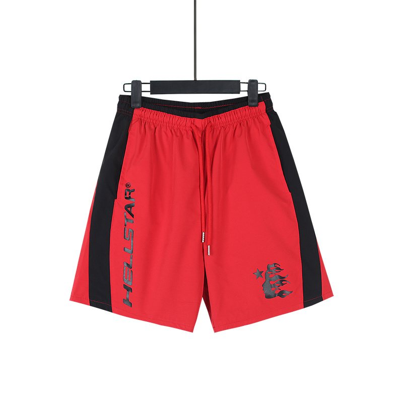 Hellstar Flame Graphic Shorts — front