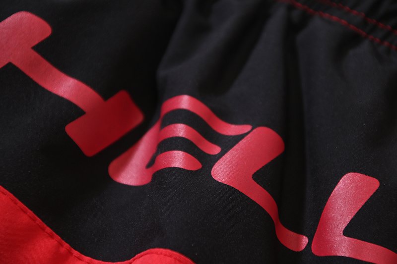 Hellstar Flame Graphic Shorts — detail