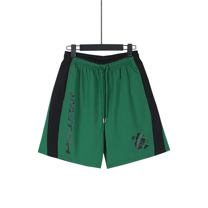 Hellstar Flame Graphic Shorts — front
