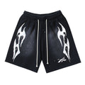 Hellstar Washed Speckled Graphic Shorts — hero
