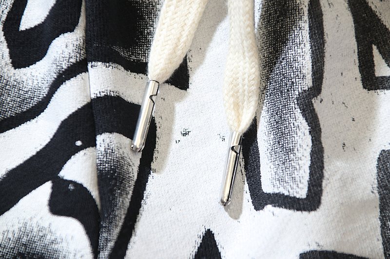 Hellstar Washed Black Graphic Shorts — detail