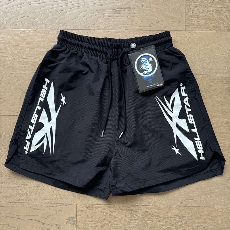 Hellstar Side Graphic Shorts - Black — context