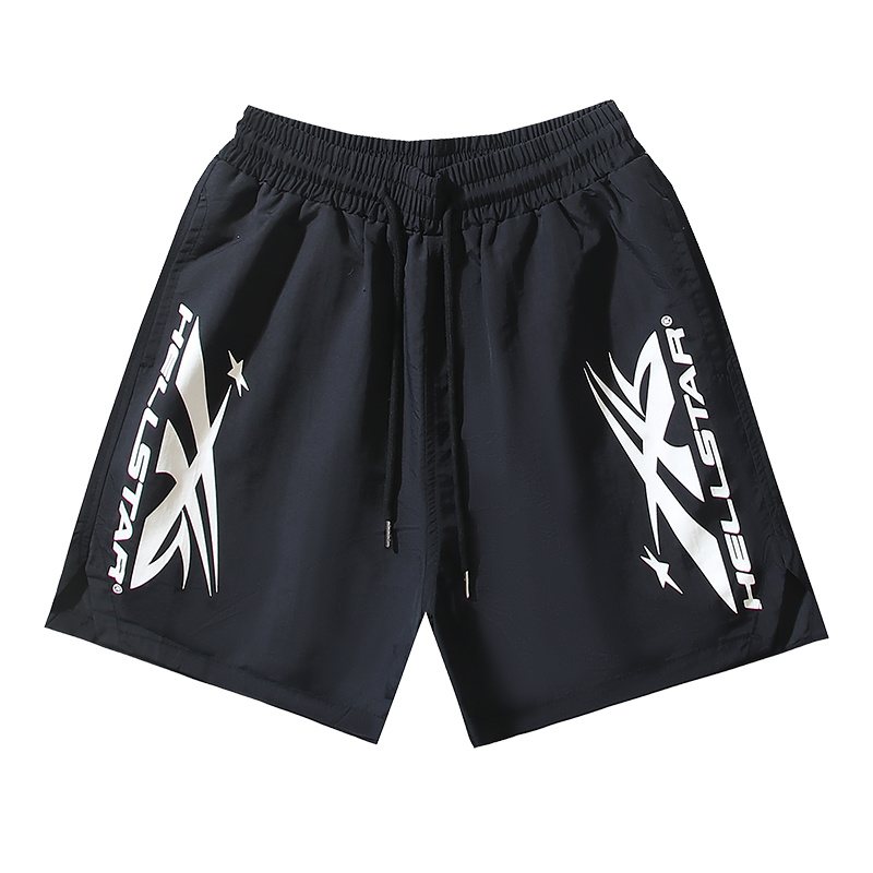 Hellstar Side Graphic Shorts - Black — hero