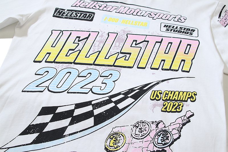 Hellstar Racing Graphic Long-Sleeve T-Shirt — detail