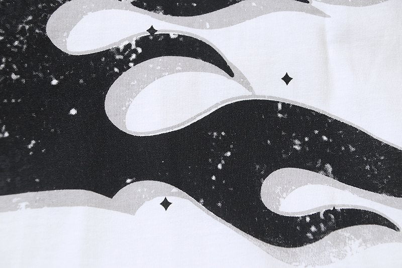 Hellstar White Graphic Long-Sleeve T-Shirt — detail