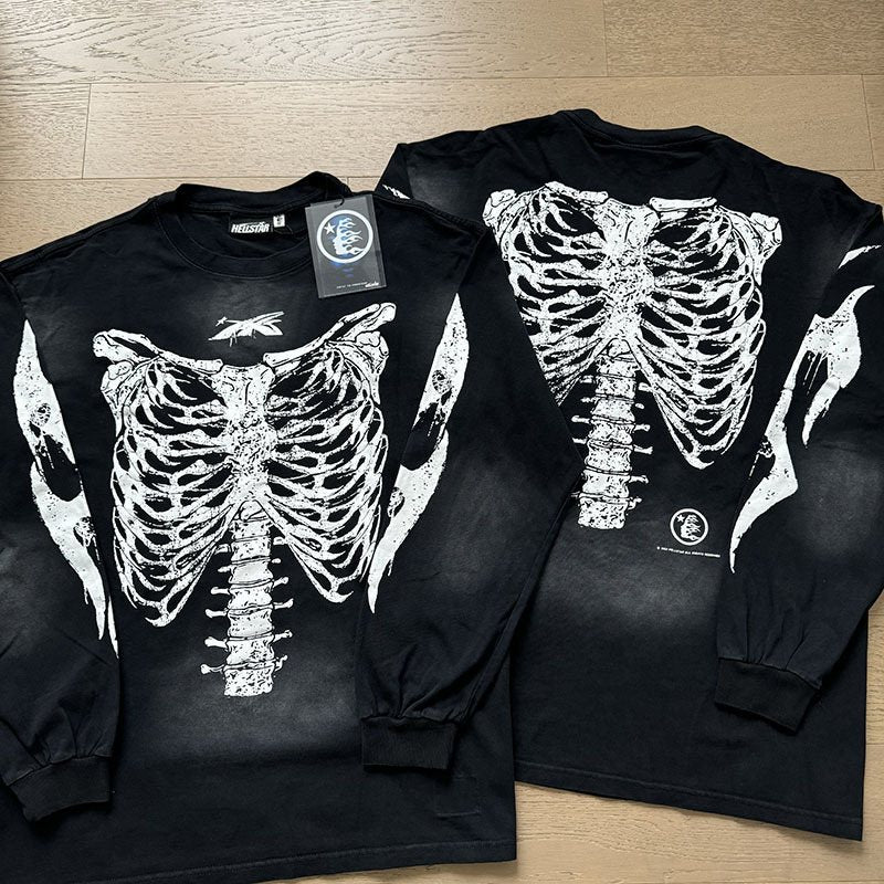Hellstar Ribcage Graphic Long-Sleeve T-Shirt — context
