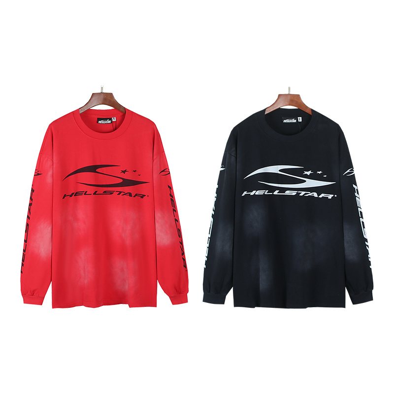 Hellstar Washed Graphic Long-Sleeve T-Shirt — comparison