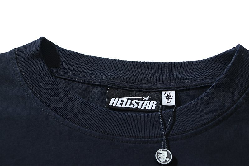 Hellstar Washed Graphic Long-Sleeve T-Shirt — neck_label