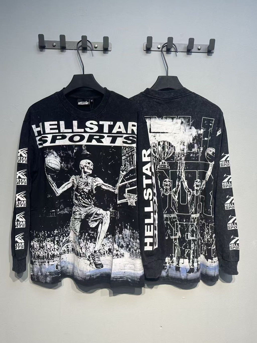 Hellstar Basketball Graphic Long-Sleeve T-Shirt — context