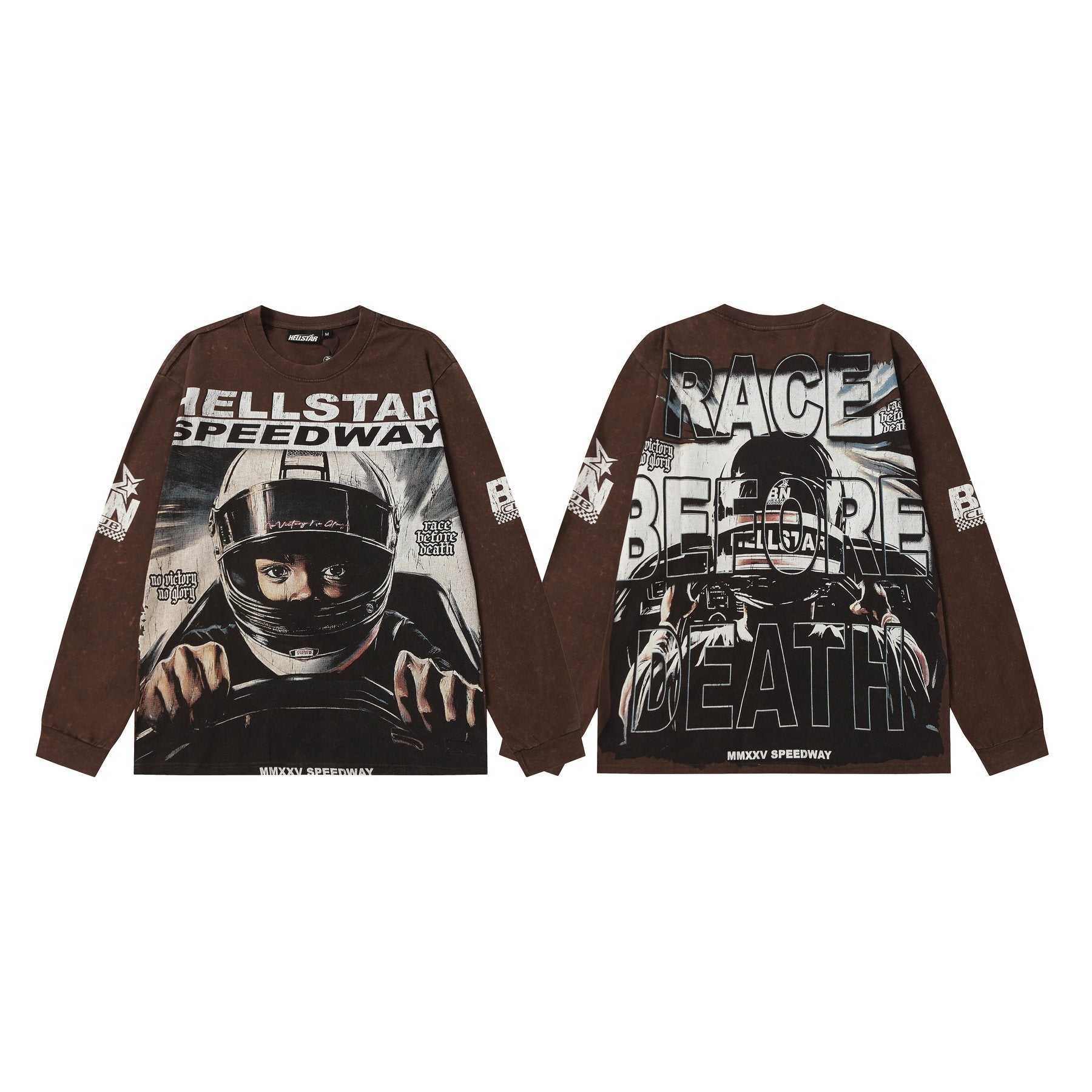 Hellstar Speedway Graphic Long-Sleeve T-Shirt — front