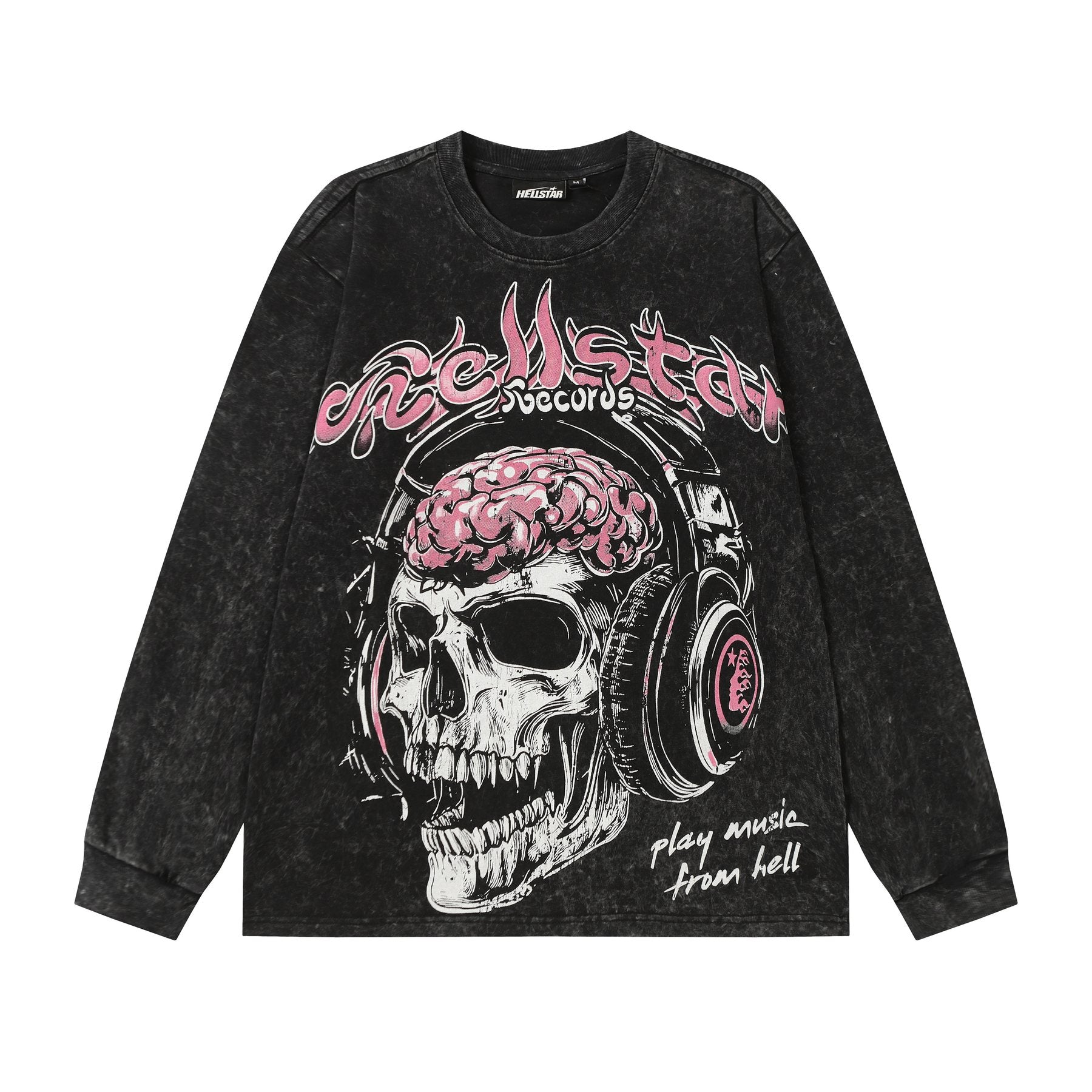 Hellstar Summer Fest Skull Graphic Long-Sleeve T-Shirt — front