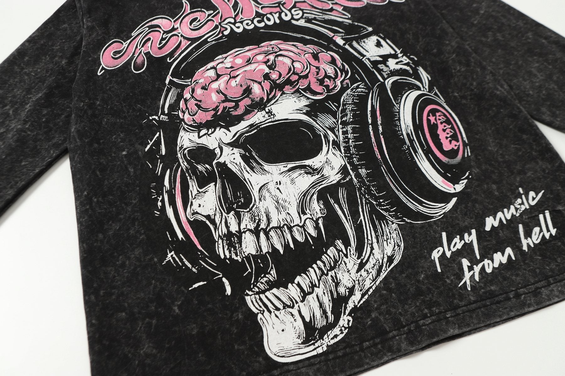 Hellstar Summer Fest Skull Graphic Long-Sleeve T-Shirt — detail