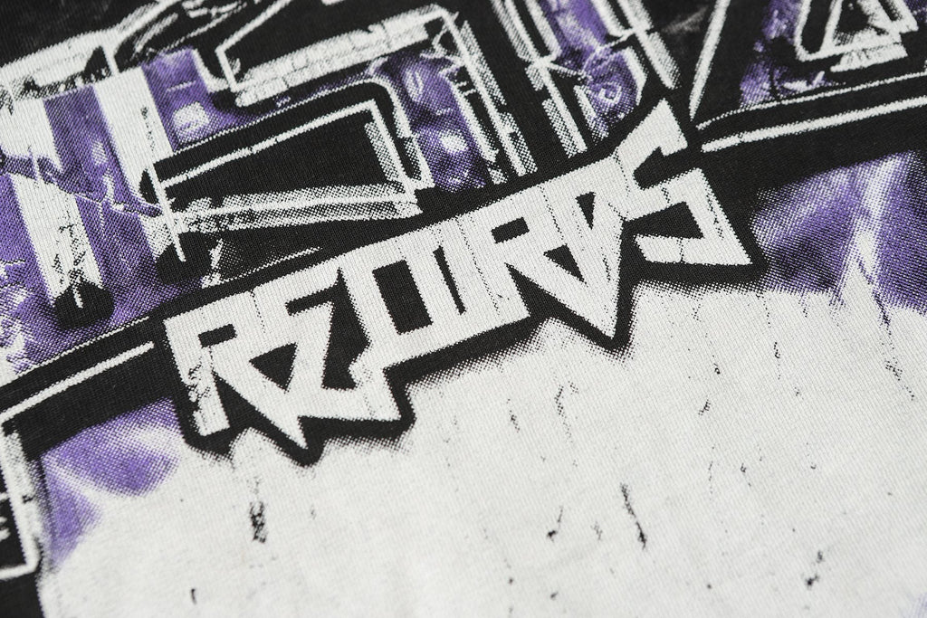 Hellstar Skull & Flame Graphic Long-Sleeve T-Shirt — detail