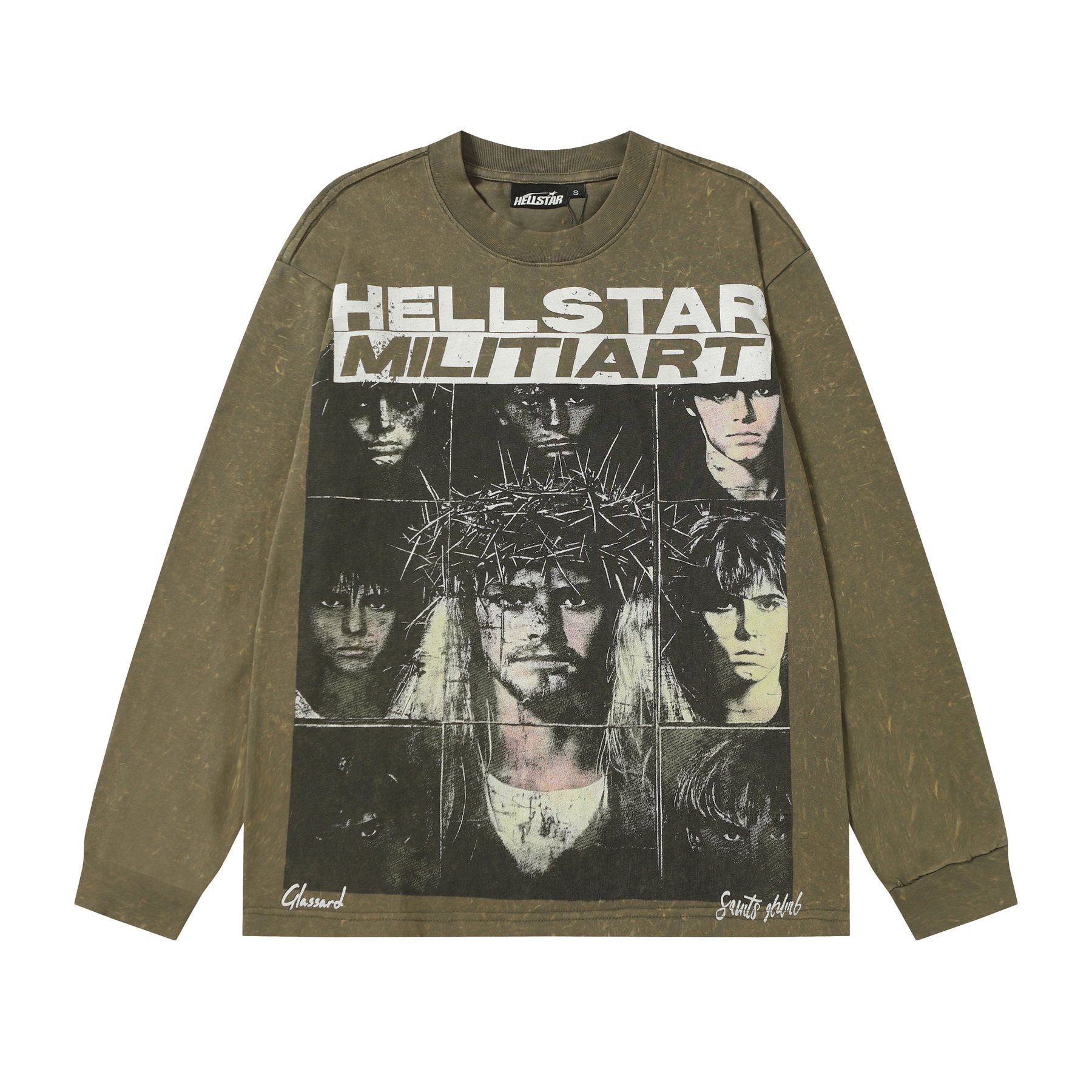 Hellstar Records Graphic Long-Sleeve T-Shirt — front