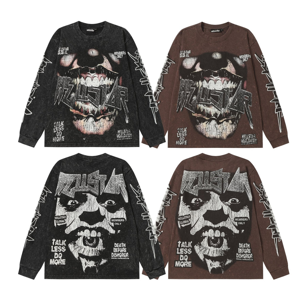 Hellstar Talk Less Do More Graphic Long-Sleeve T-Shirt — comparison
