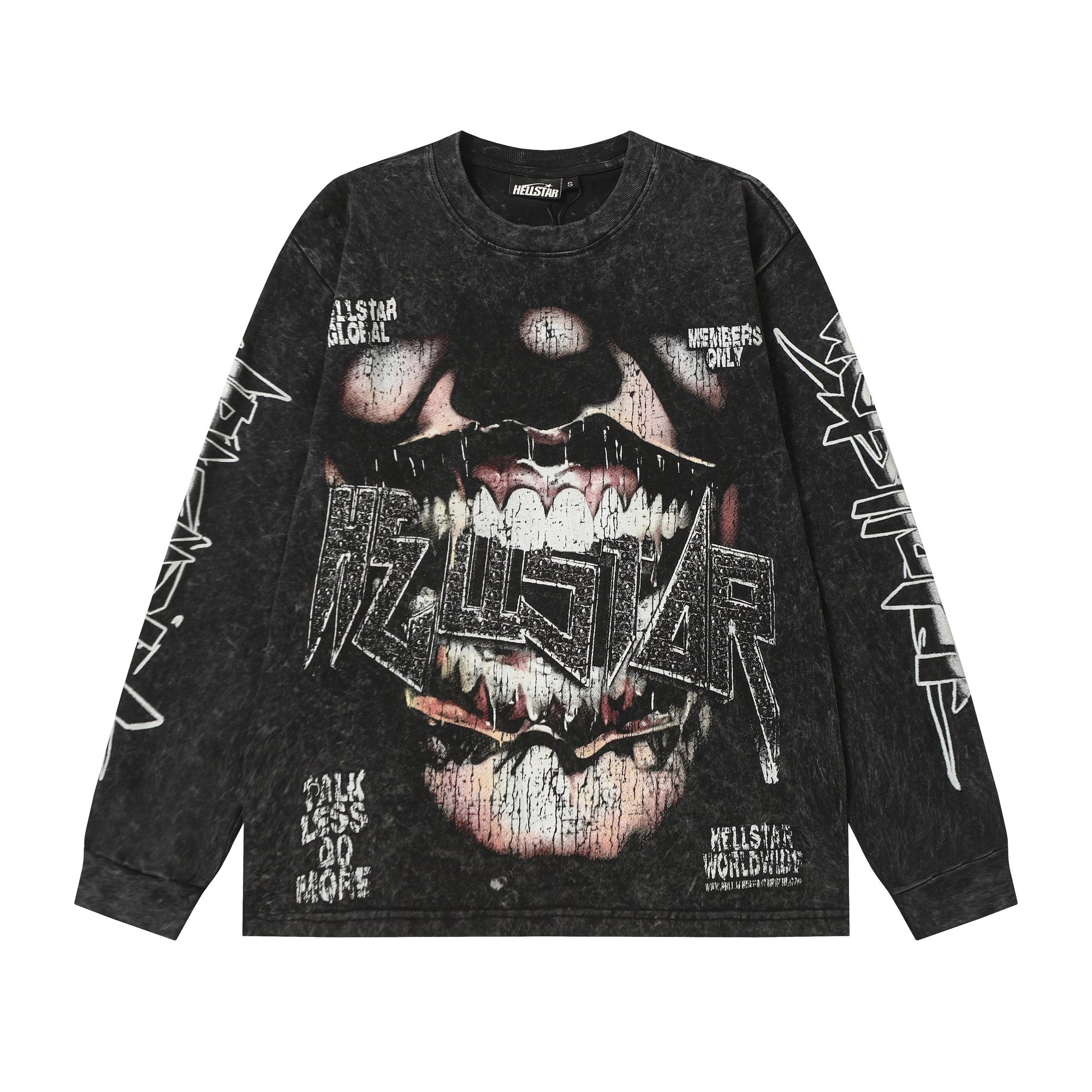 Hellstar Talk Less Do More Graphic Long-Sleeve T-Shirt — hero