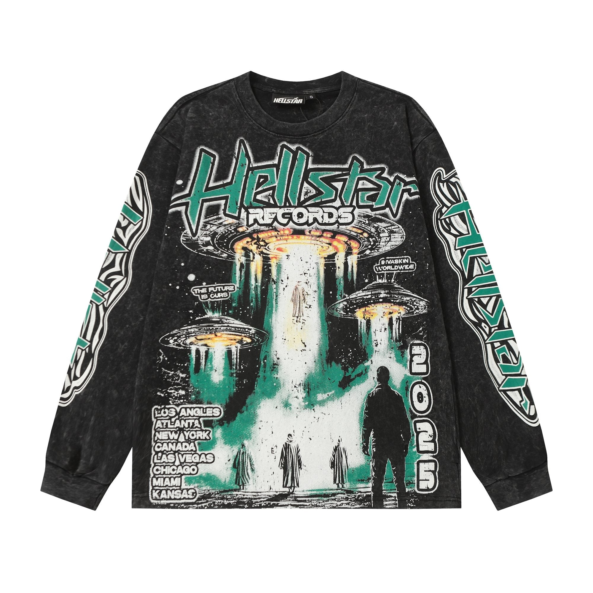 Hellstar UFO Graphic Long-Sleeve T-Shirt — hero