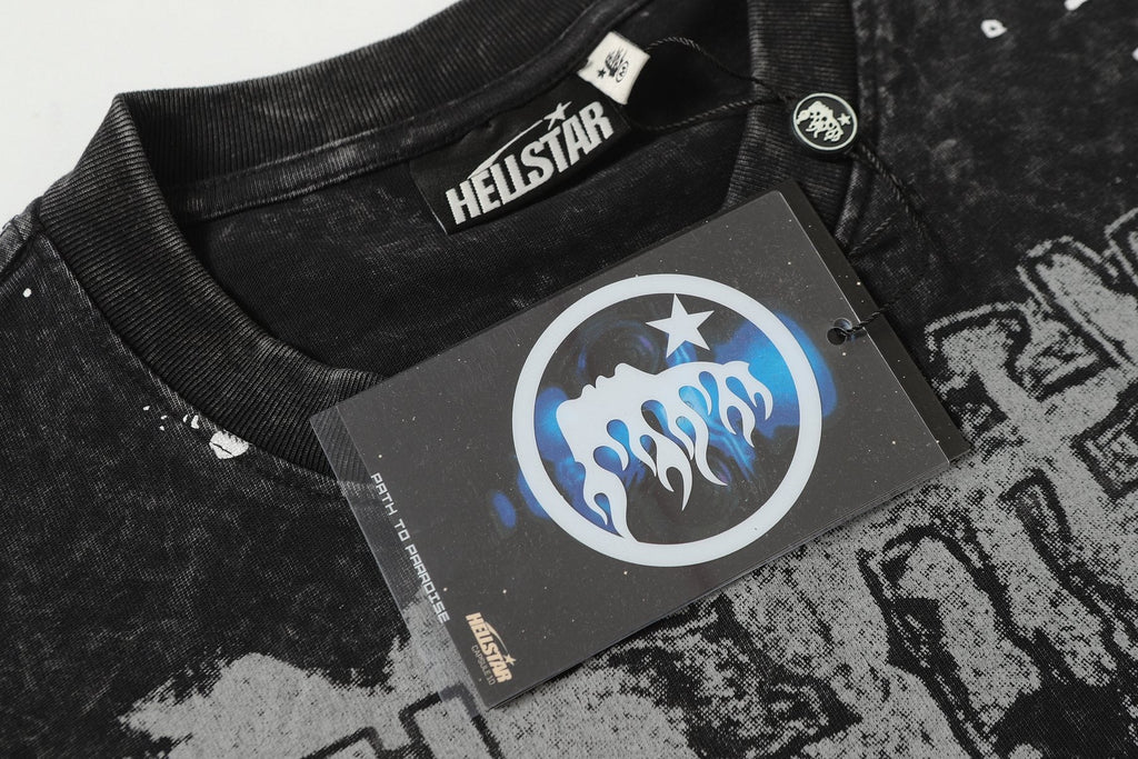 Hellstar Acid Wash Graphic Long-Sleeve T-Shirt — hang_tag