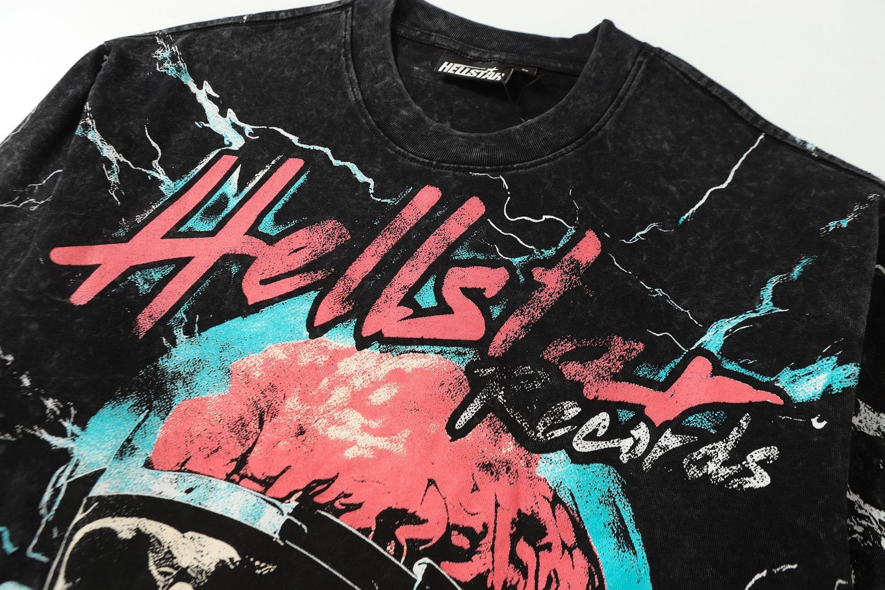 Hellstar Star Graphic Long-Sleeve T-Shirt — detail
