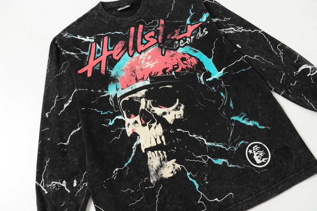 Hellstar Star Graphic Long-Sleeve T-Shirt — front