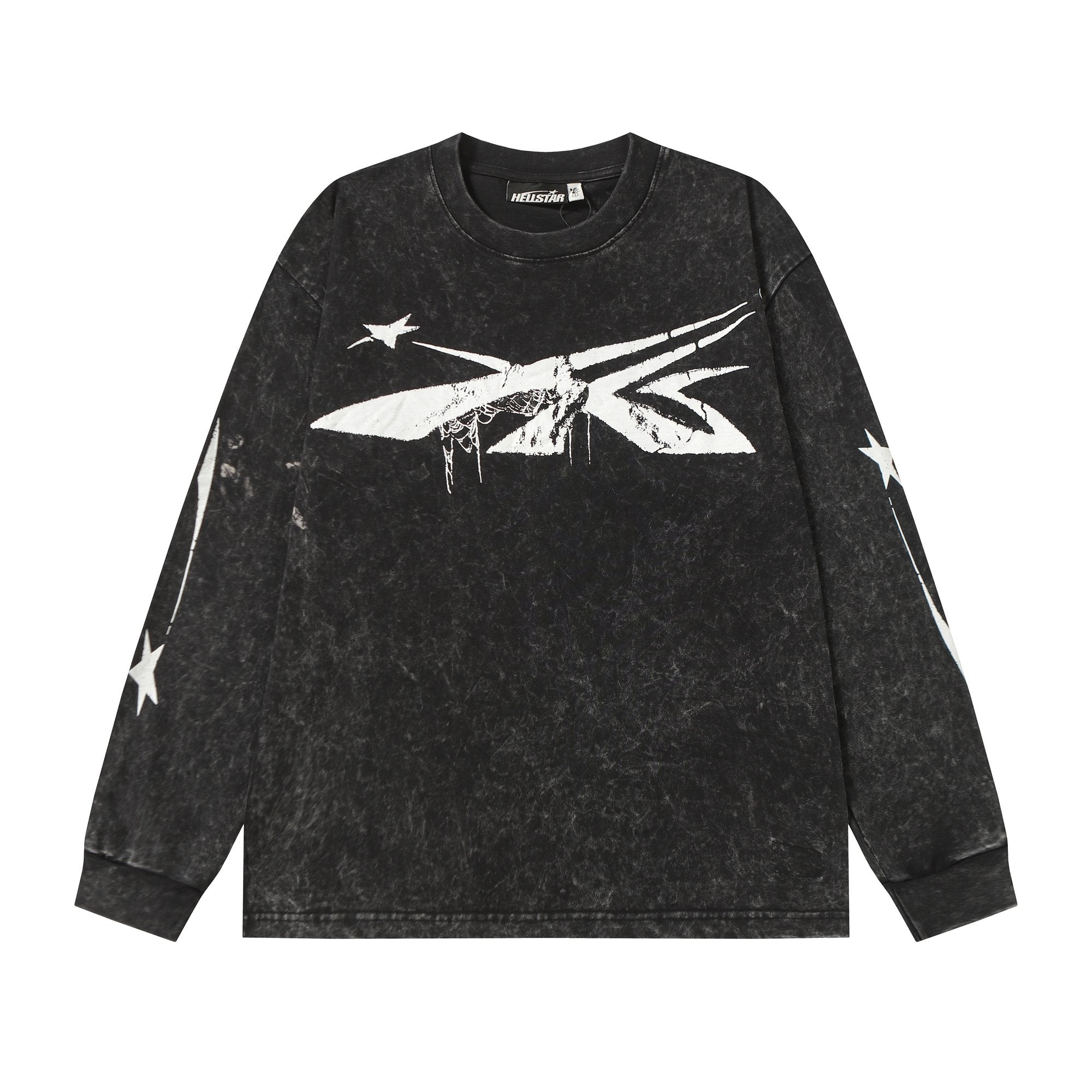Hellstar Aircraft Star Graphic Long-Sleeve T-Shirt — hero