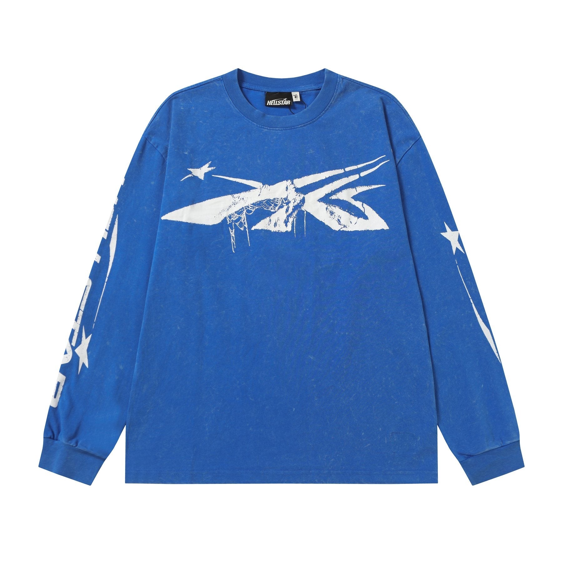 Hellstar Aircraft Star Graphic Long-Sleeve T-Shirt — front