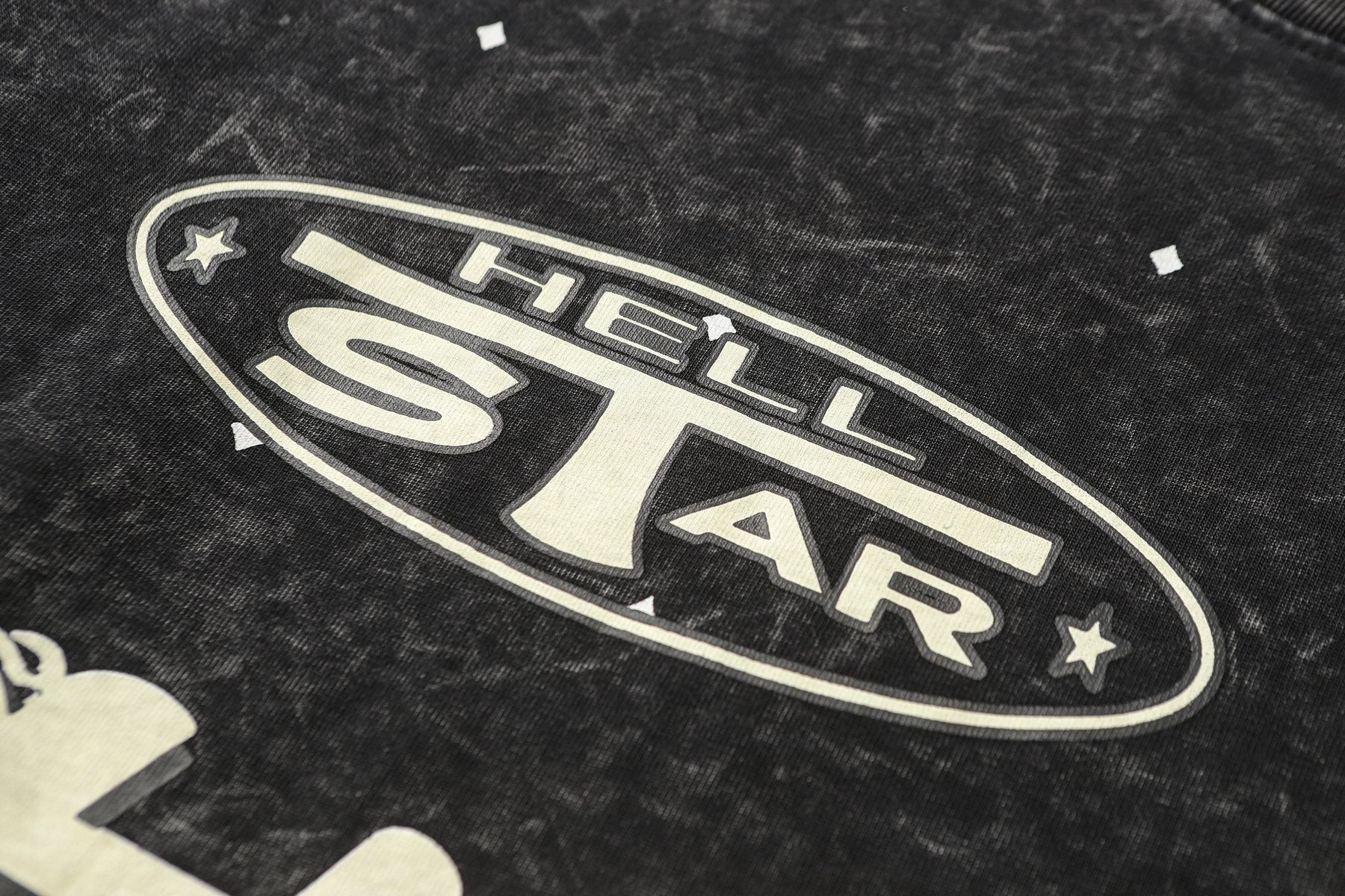 Hellstar Flame Star Graphic Long-Sleeve T-Shirt — detail