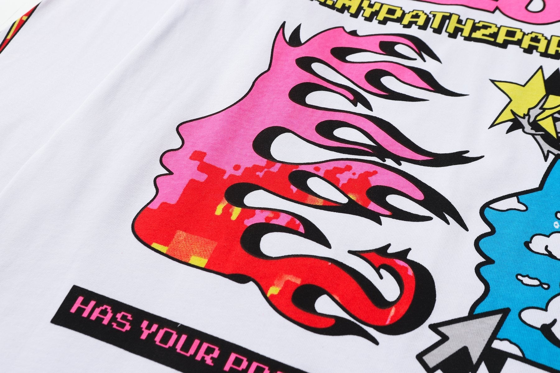 Hellstar Path to Paradise Long-Sleeve Graphic T-Shirt — detail