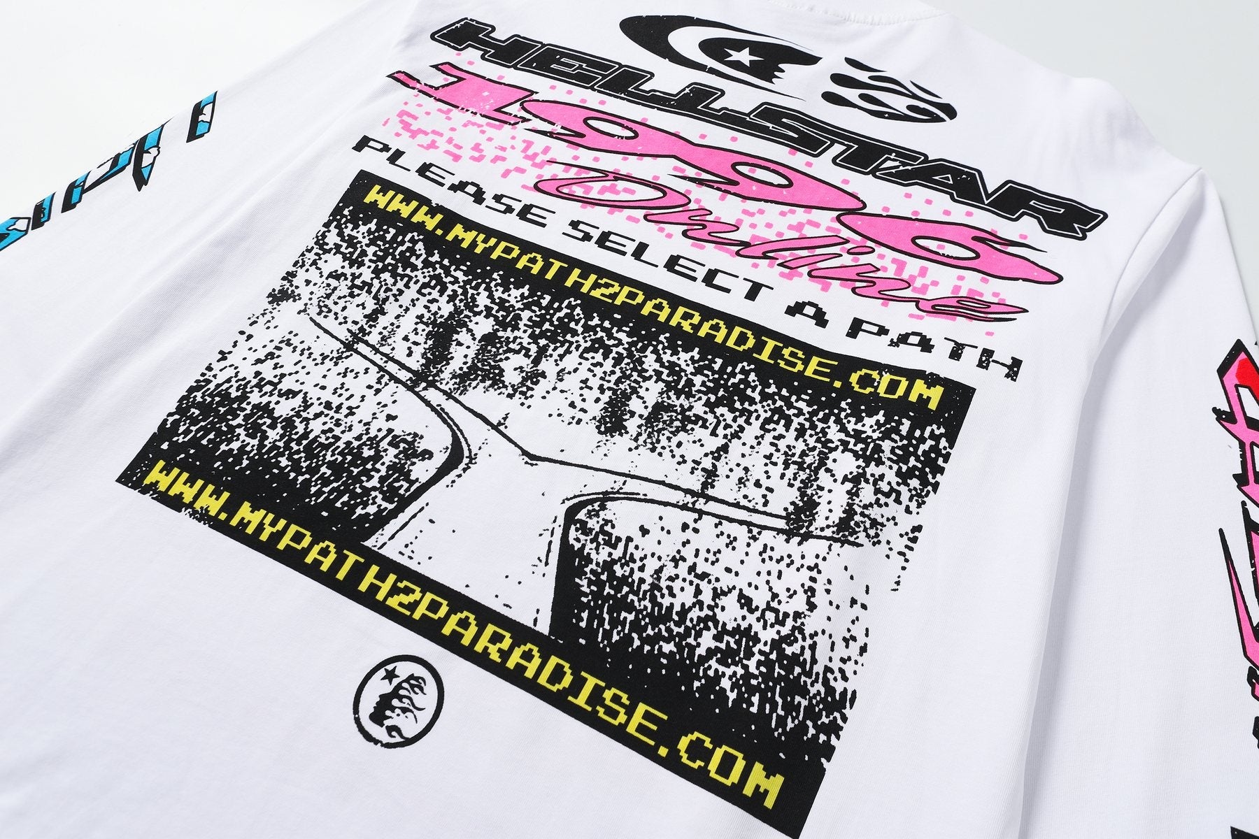 Hellstar Path to Paradise Long-Sleeve Graphic T-Shirt — detail