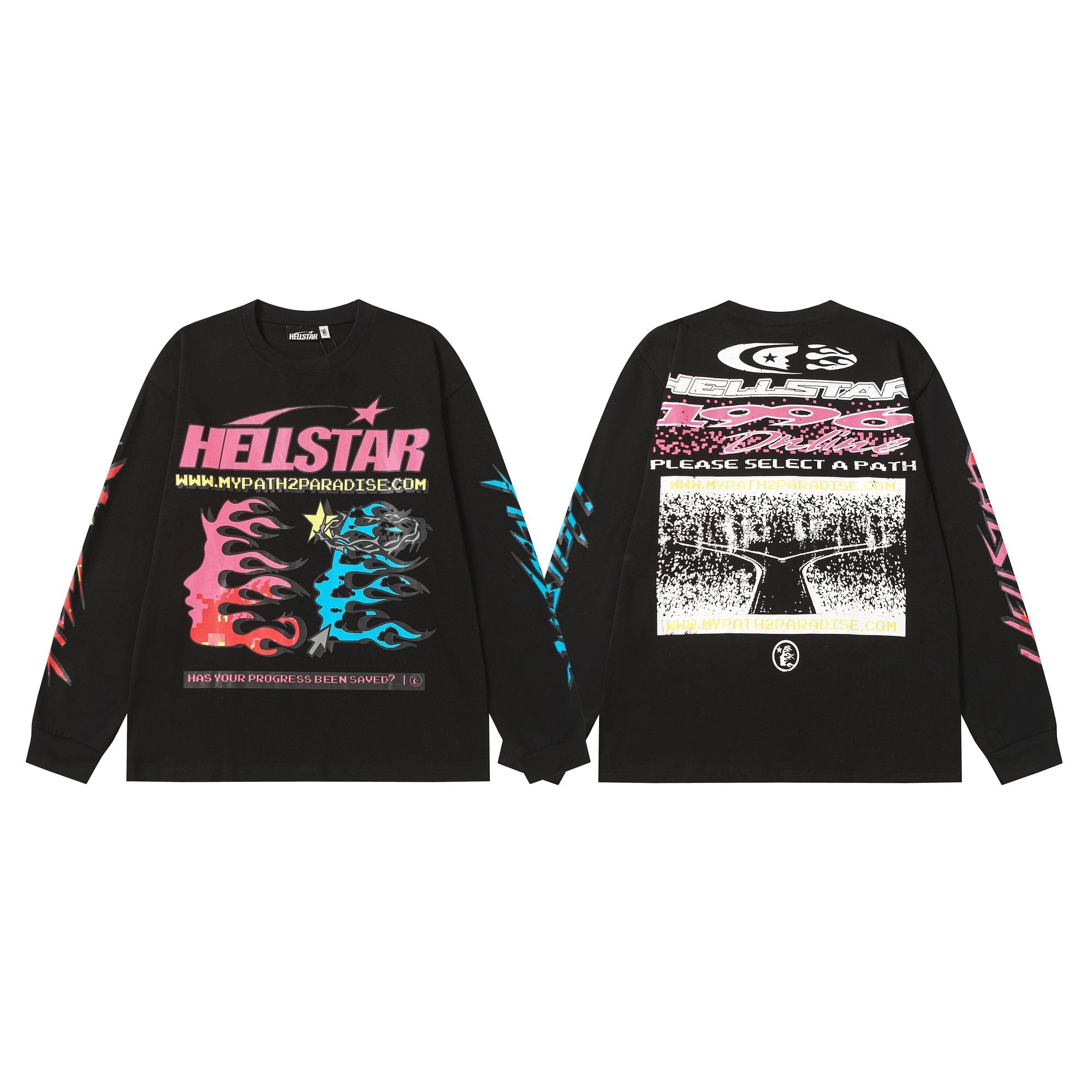 Hellstar Path to Paradise Long-Sleeve Graphic T-Shirt — hero